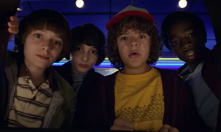 Kids from Netflix Series: Stranger Things.
